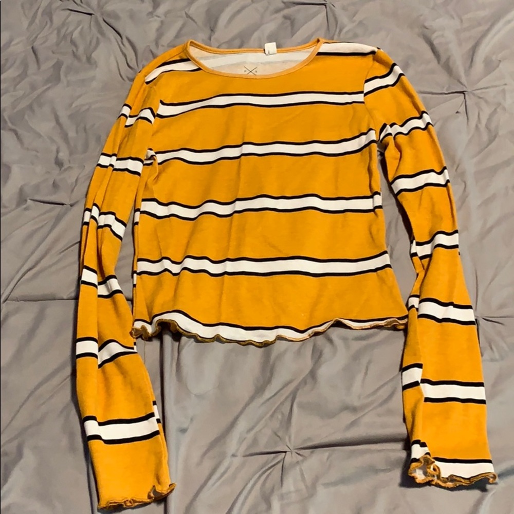 NEVER WORN Long sleeve striped shirt from pacsun